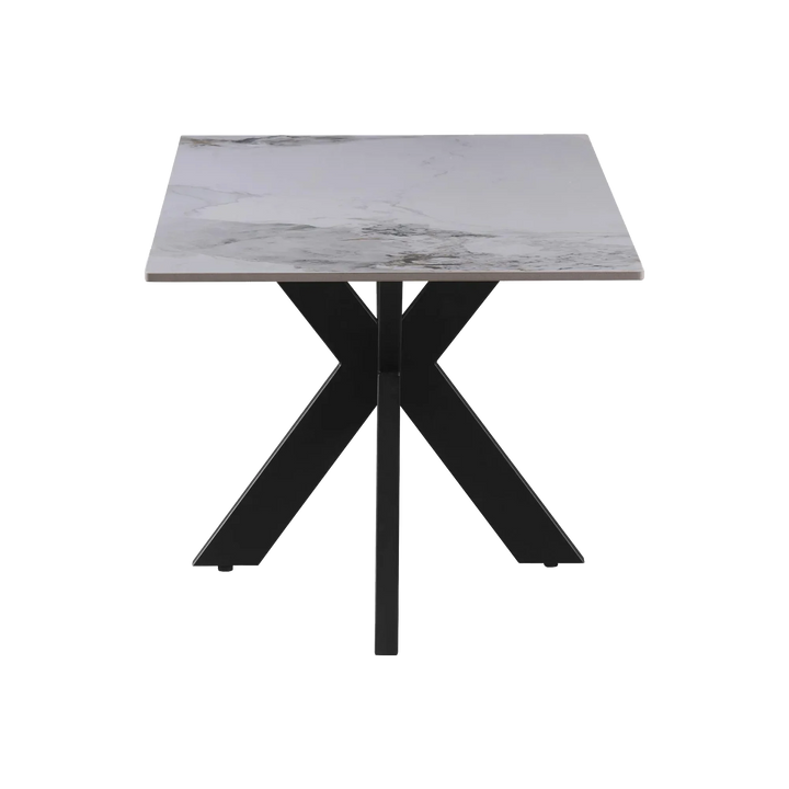 Nova 180cm White Ceramic Marble Dining Table
