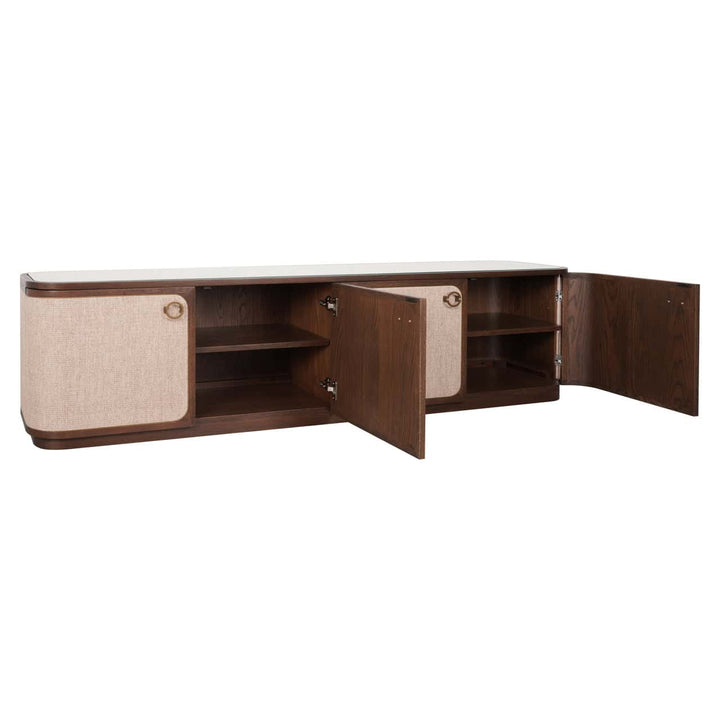 Richmond Interiors Willox Brown 4 Door TV Unit