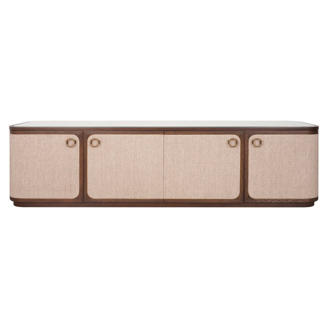 Richmond Interiors Willox Brown 4 Door TV Unit