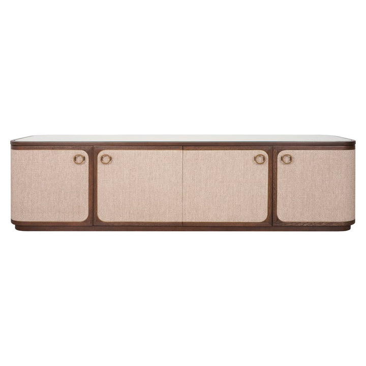 Richmond Interiors Willox Brown 4 Door TV Unit