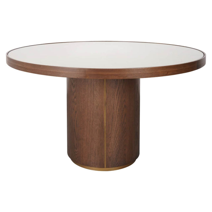 Richmond Interiors Willox Brown 130CM Round Dining Table