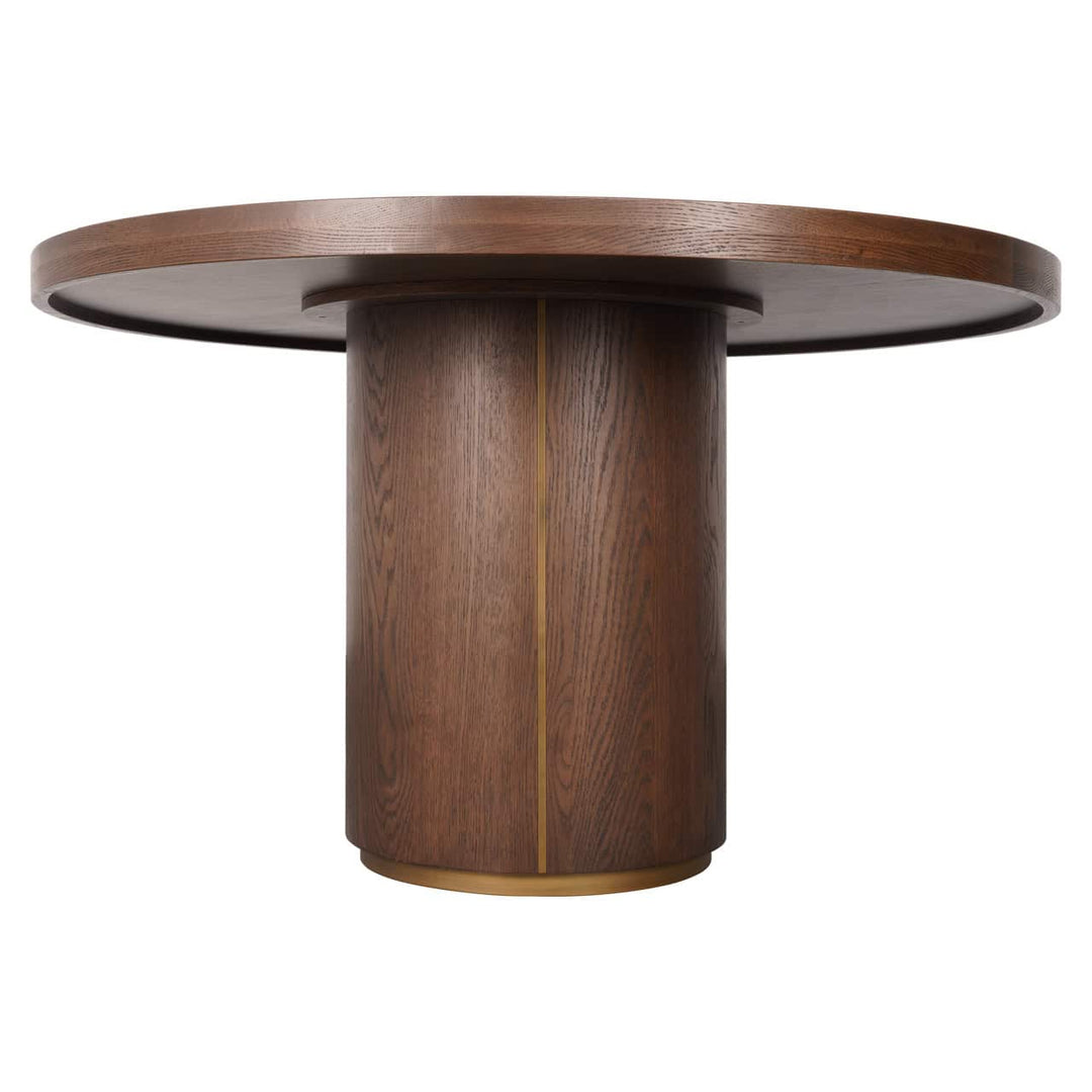 Richmond Interiors Willox Brown 130CM Round Dining Table