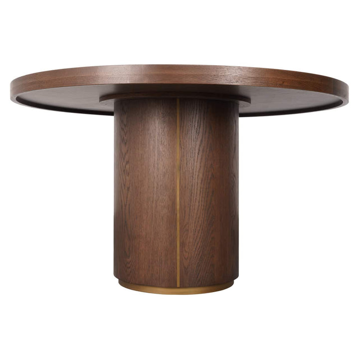 Richmond Interiors Willox Brown 130CM Round Dining Table