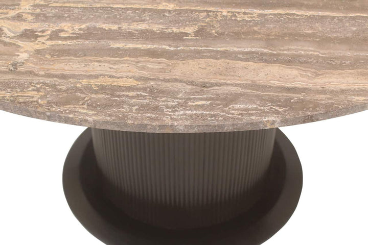 Richmond Interiors Russo Brown Round 140cm Dining Table