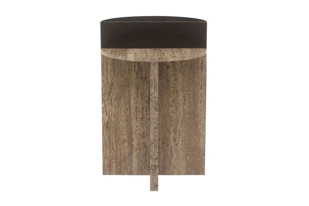 Richmond Interiors Russo Brown End Lamp Table