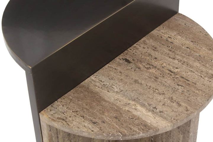 Richmond Interiors Russo Brown End Lamp Table