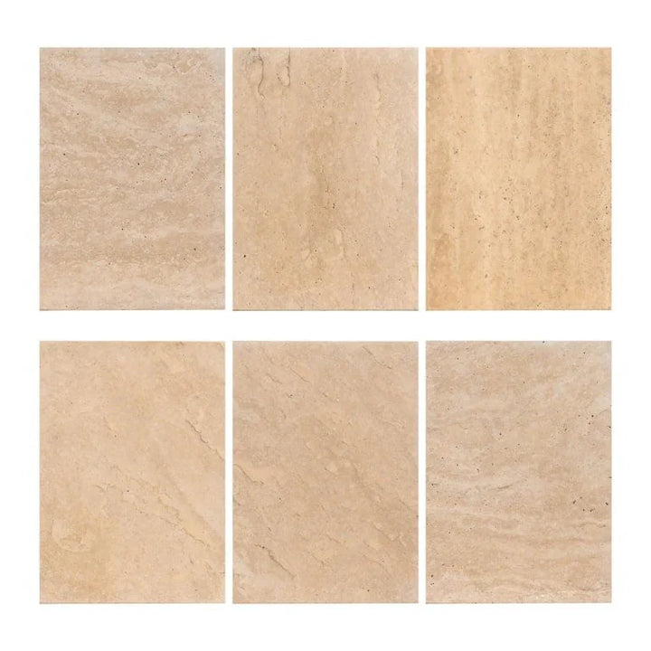 Richmond Interiors Renaissance Italian Travertine Beige Round 130cm Dining Table