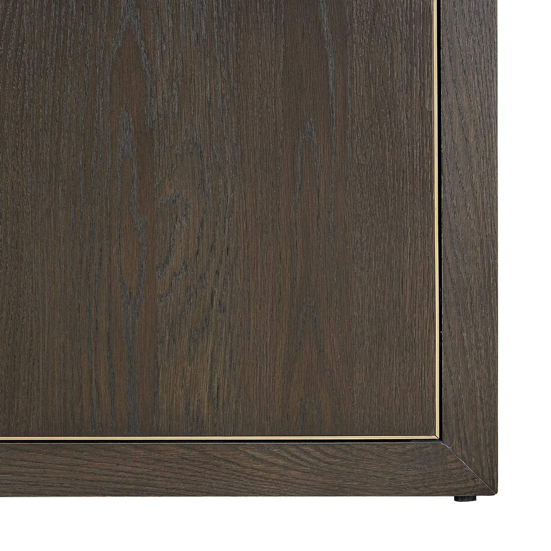 Richmond Interiors Rivertree Brown Oak wood Display Unit