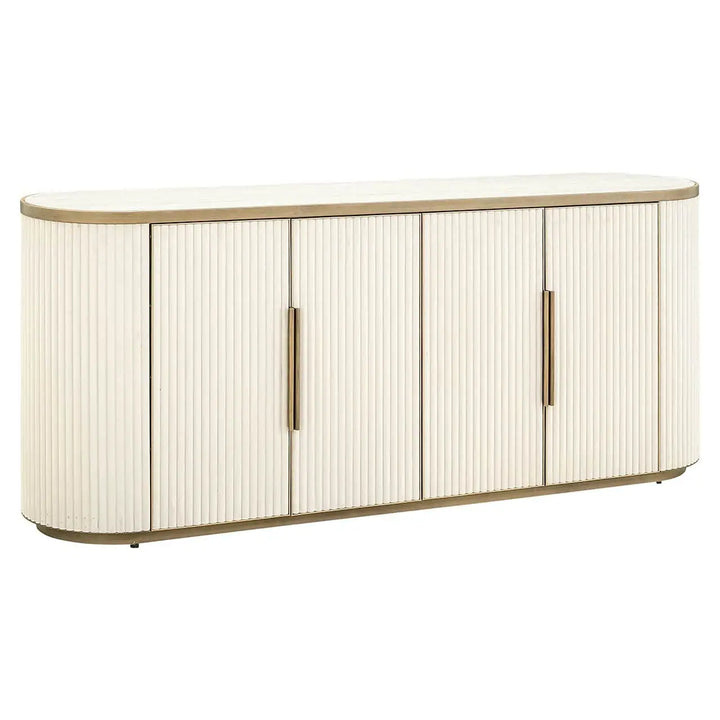 Richmond Interiors Tivoli White 4 Door Sideboard