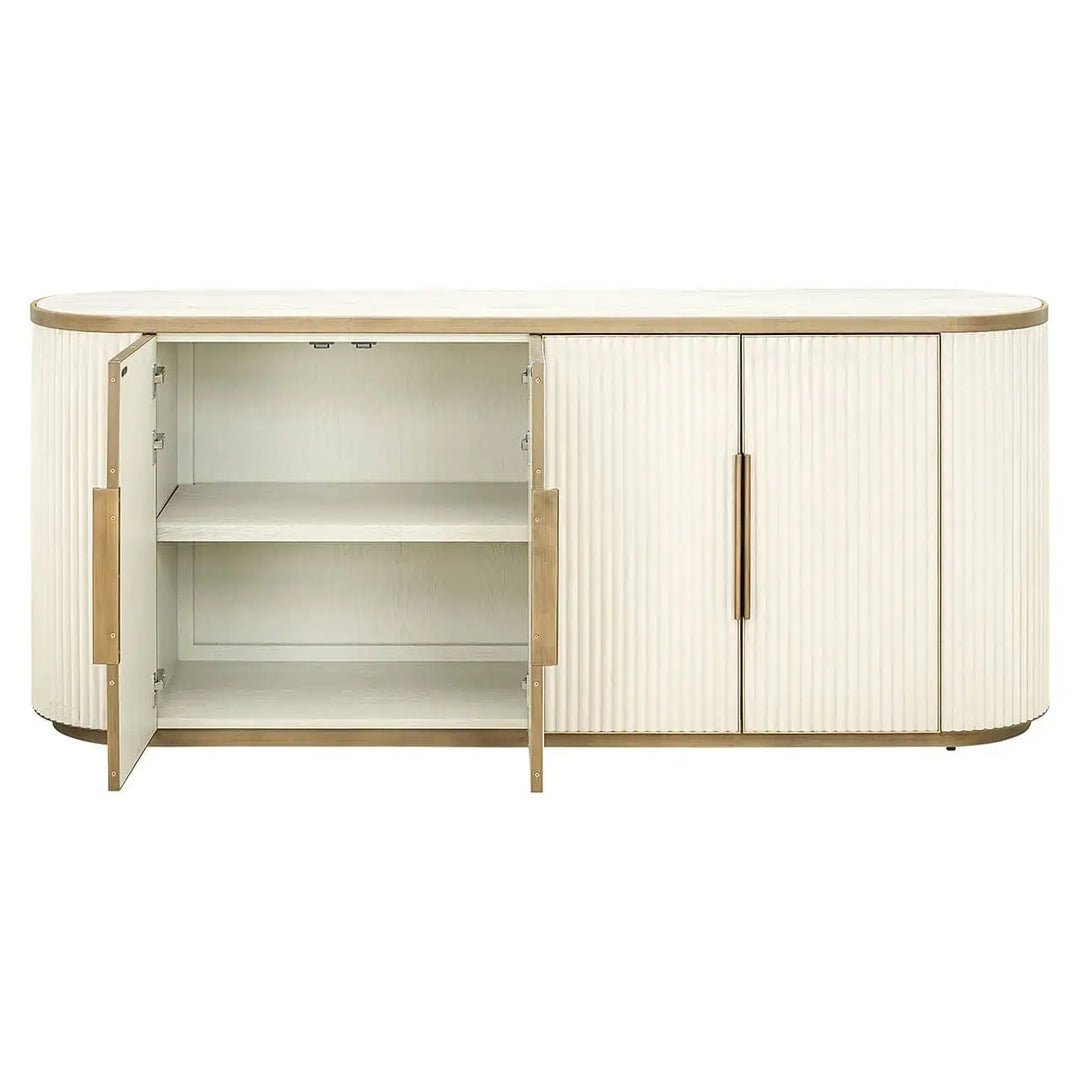 Richmond Interiors Tivoli White 4 Door Sideboard