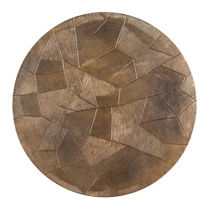 Richmond Interiors Tulum Brushed Gold Coffee Tables Nest | Set of 2
