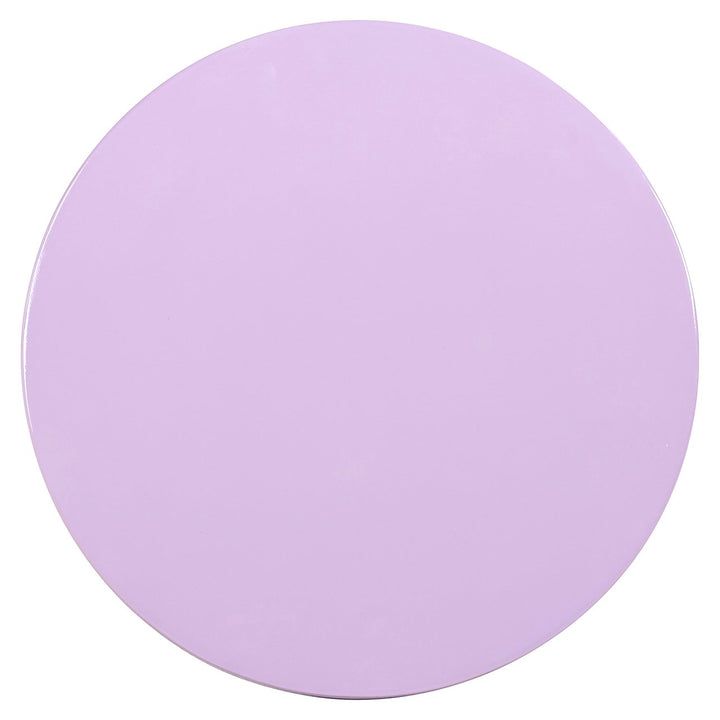 Richmond Interiors Rosly Pastel Purple Twisted Round Side Table