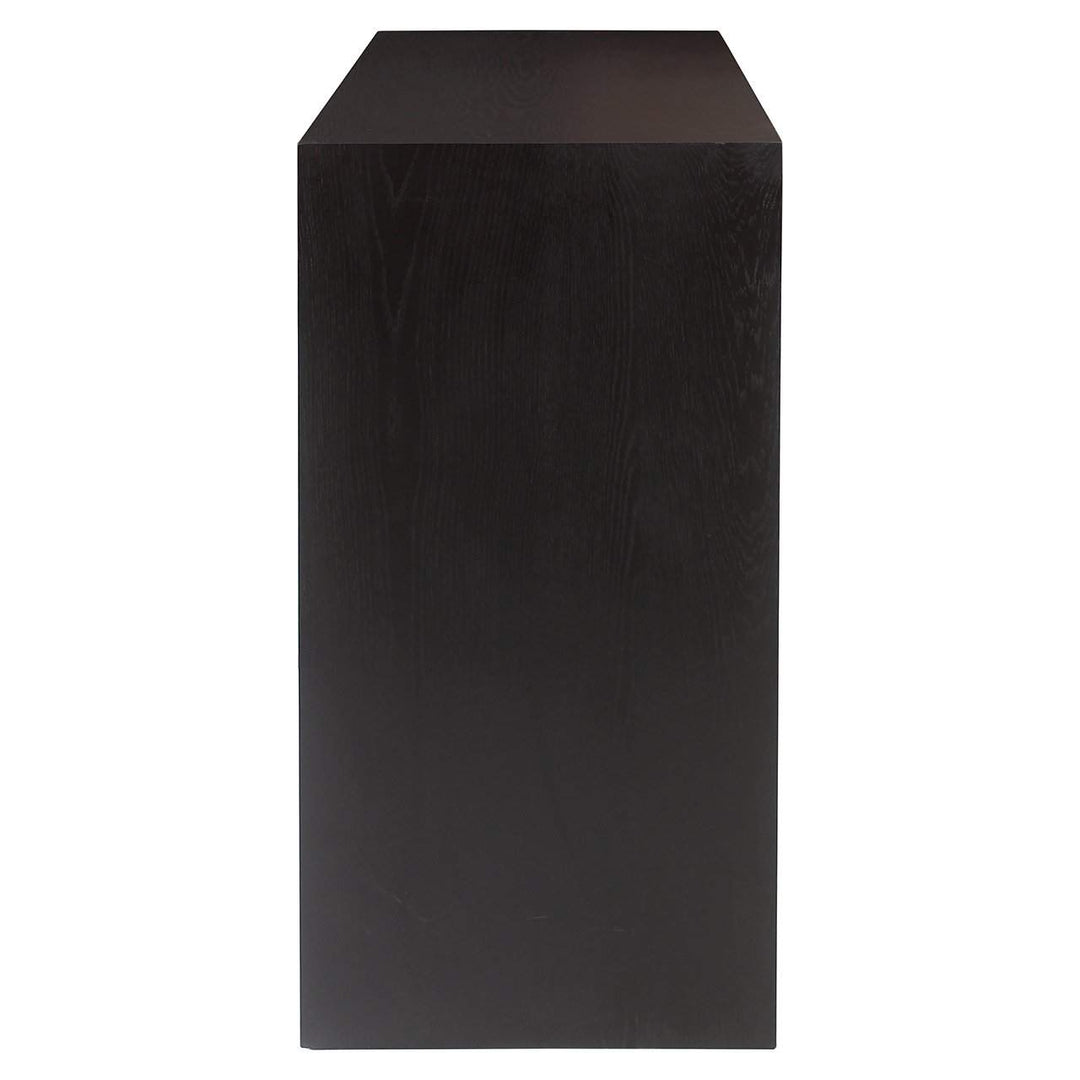 Richmond Interiors Walker Black Oak Wood Home Bar