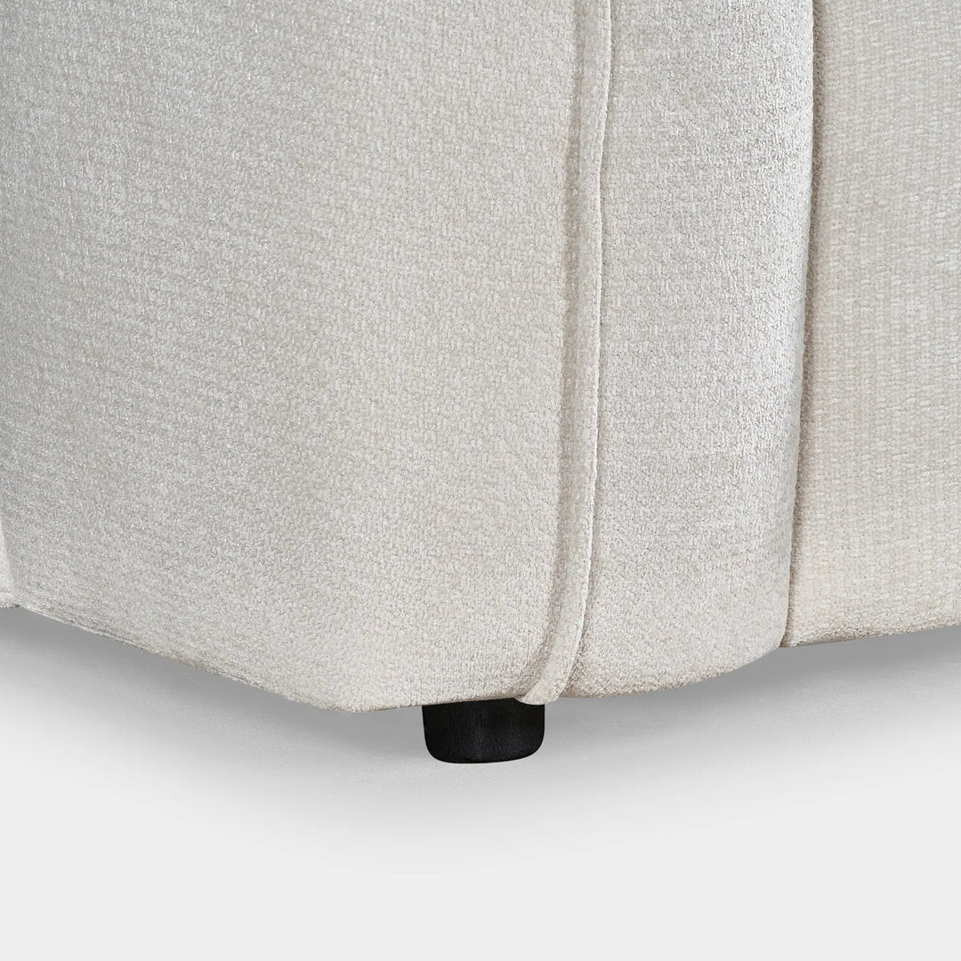 Venice Bubble Beige Boucle Fabric 2 Seater Sofa
