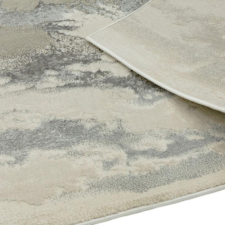 Aurora Cloud AU02 Marble Rugs in Grey Beige-Esme Furnishings