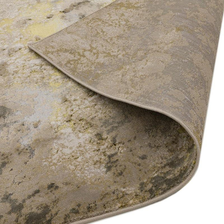 Aurora Galaxy AU04 Marble Rugs in Metallic Beige-Esme Furnishings