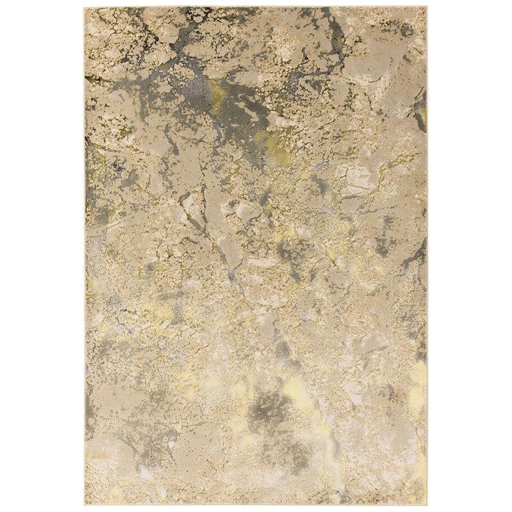 Aurora Galaxy AU04 Marble Rugs in Metallic Beige-Esme Furnishings