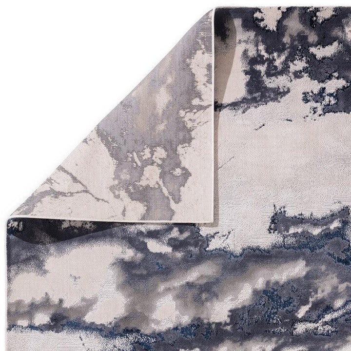 Aurora Storm AU20 Marble Rugs in Blue-Esme Furnishings