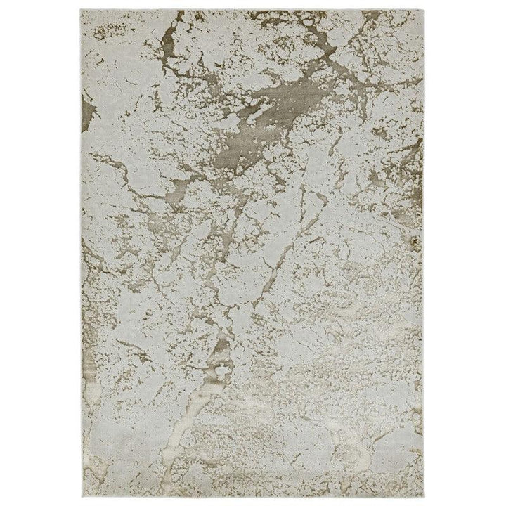 Aurora Strata AU16 Marble Rugs in Metallic Beige Bronze and Grey-Esme Furnishings