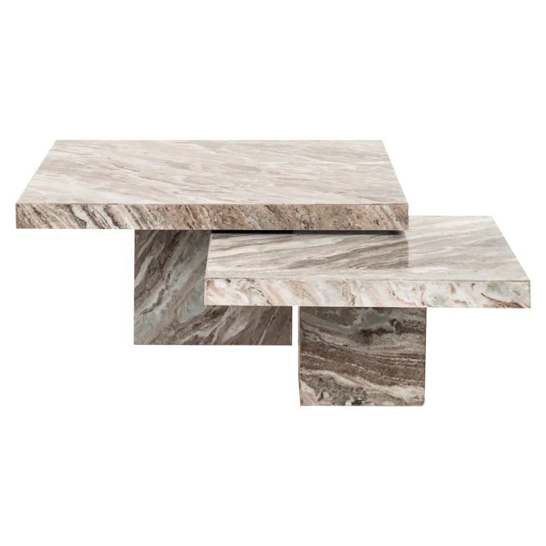 Richmond Interiors Coffee Table Rashford Set of 2 (Stone)