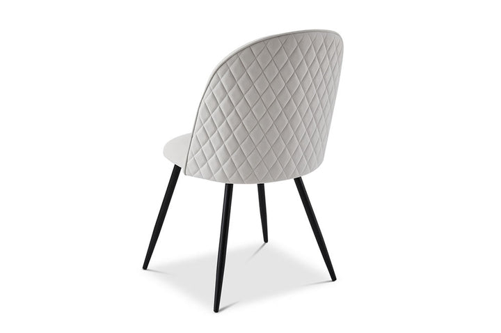 Berkeley Designs Soho Dining Chair in Cream Velvet – Set of 2