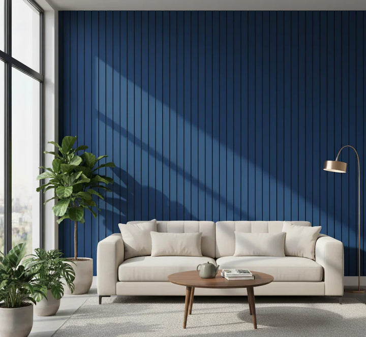 Premium 3 Sided Coloured Luxury Wood Veneer Wide Wall Panels 240x30cm - Pack Of 2 - Range Of Colours