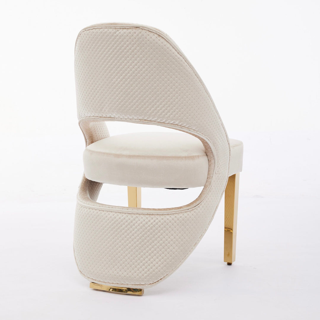 Louis Marble & Gold Dining Table With Santos Curve Velvet Chairs Gold Legs