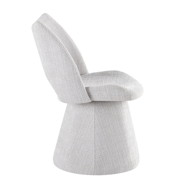 Sydney 160cm Grey Ceramic Marble Dining Table With Maryland Grey Velvet 360 Swivel Dining Chairs