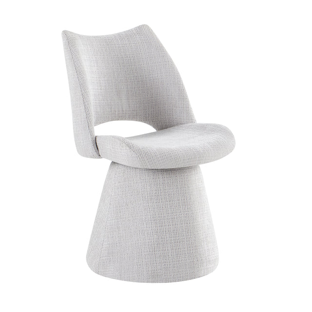 Sydney 160cm Grey Ceramic Marble Dining Table With Maryland Grey Velvet 360 Swivel Dining Chairs