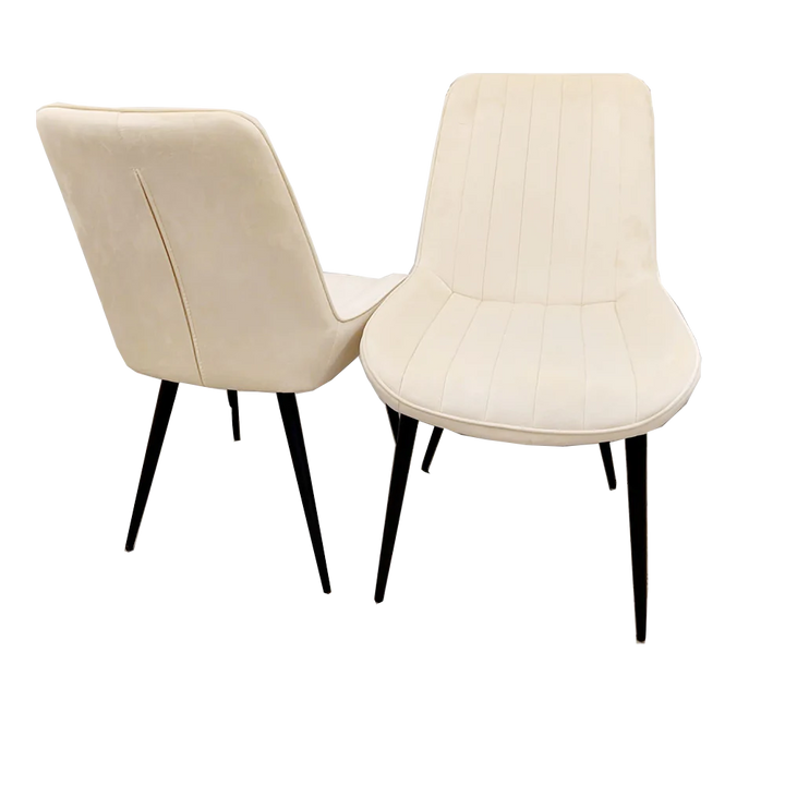Dido Luxury Plush Velvet Dining Chair - 6 Colours-Esme Furnishings