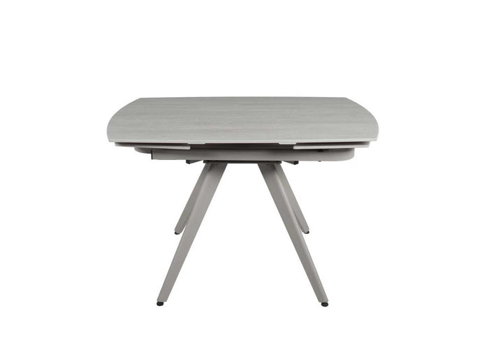 Cambridge 120-180cm Beige Ceramic Stone Swivel Extending Marble Dining Table