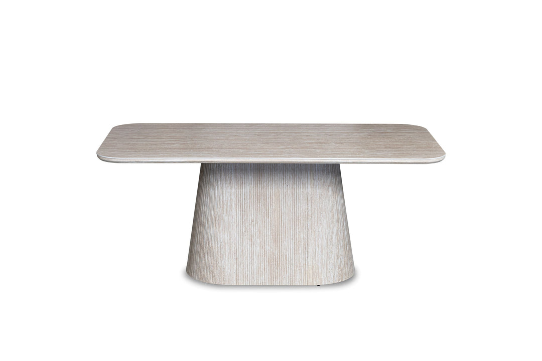 Davos 160cm Cream Ceramic Marble Dining Table With Beige 360 Swivel Velvet Dining Chairs