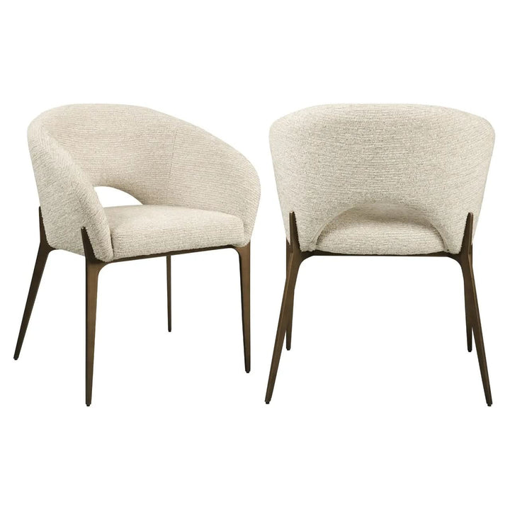 Richmond Interiors Kenzi Natural Linear Dining Chair