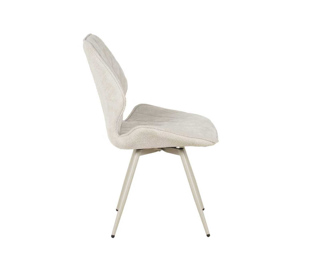 Sydney 160cm Cream Gold Ceramic Marble Dining Table With Beige Velvet Dining Chairs
