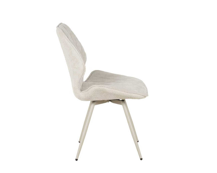 Sydney 160cm Cream Gold Ceramic Marble Dining Table With Beige Velvet Dining Chairs
