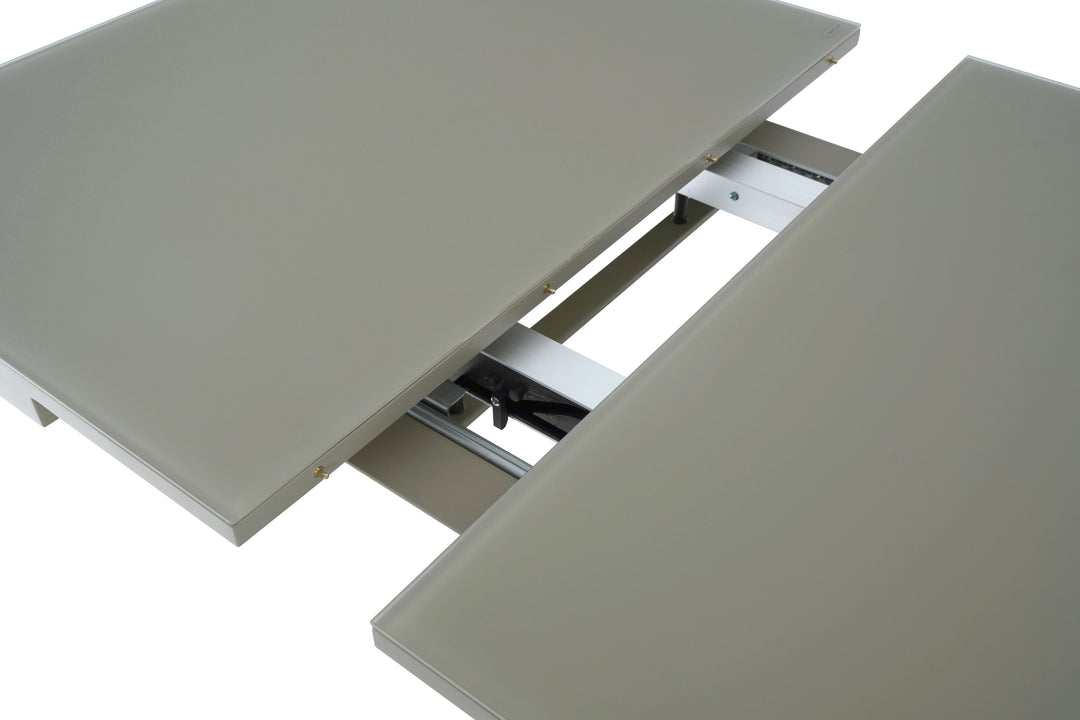 Freya 120-160cm Cashmere Ceramic Marble Extending Dining Table