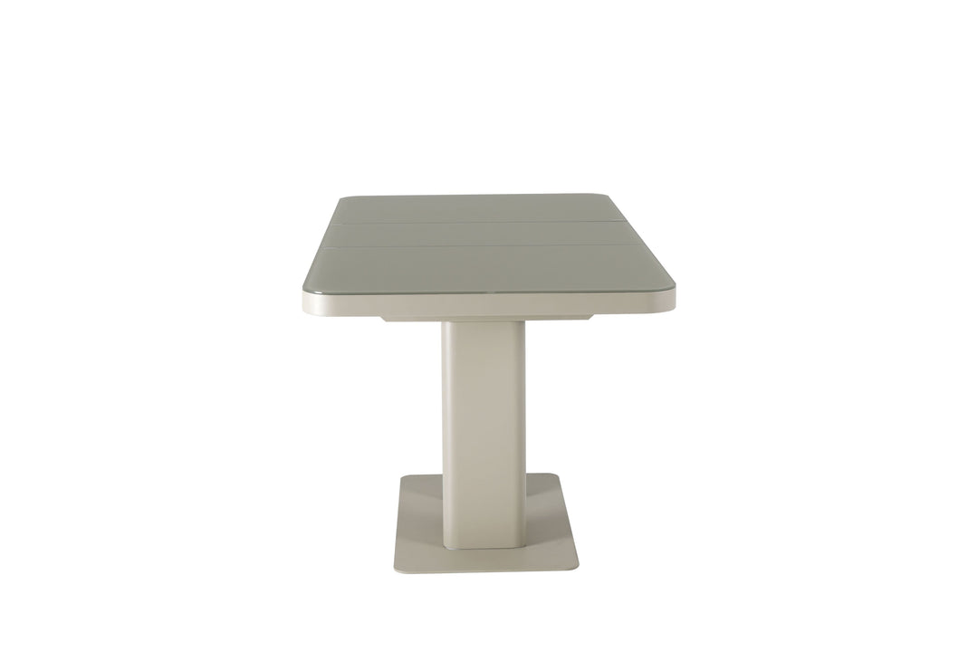 Freya 120-160cm Cashmere Ceramic Marble Extending Dining Table