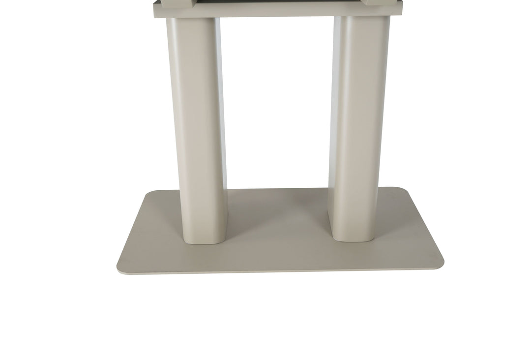 Freya 120-160cm Cashmere Ceramic Marble Extending Dining Table