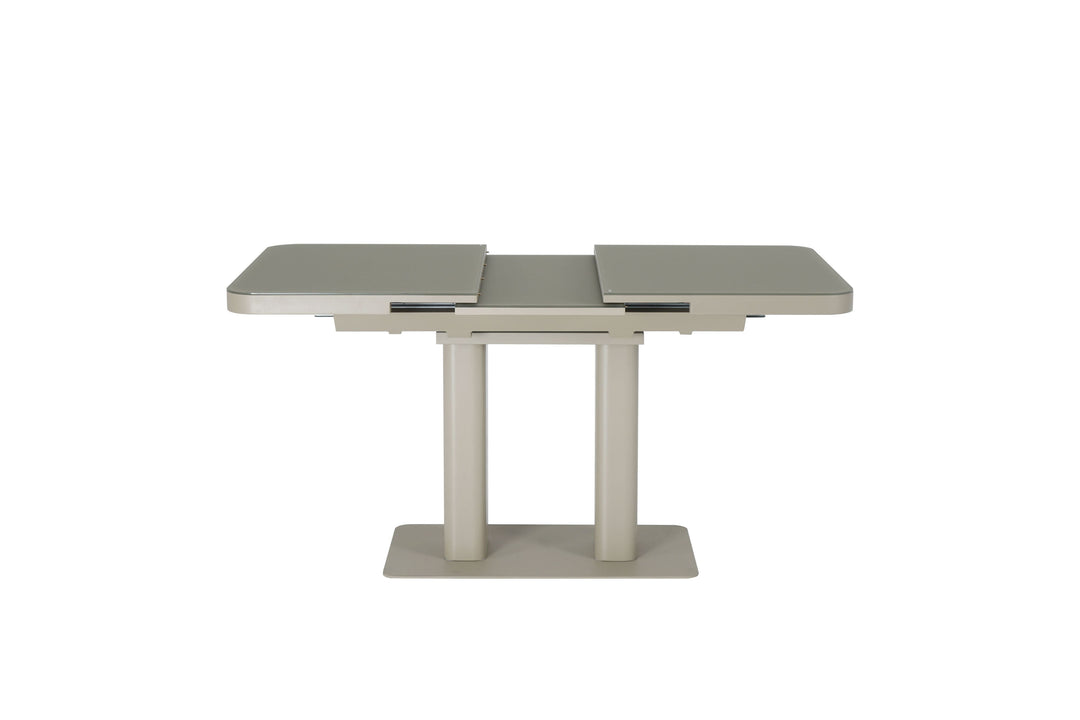 Freya 120-160cm Cashmere Ceramic Marble Extending Dining Table