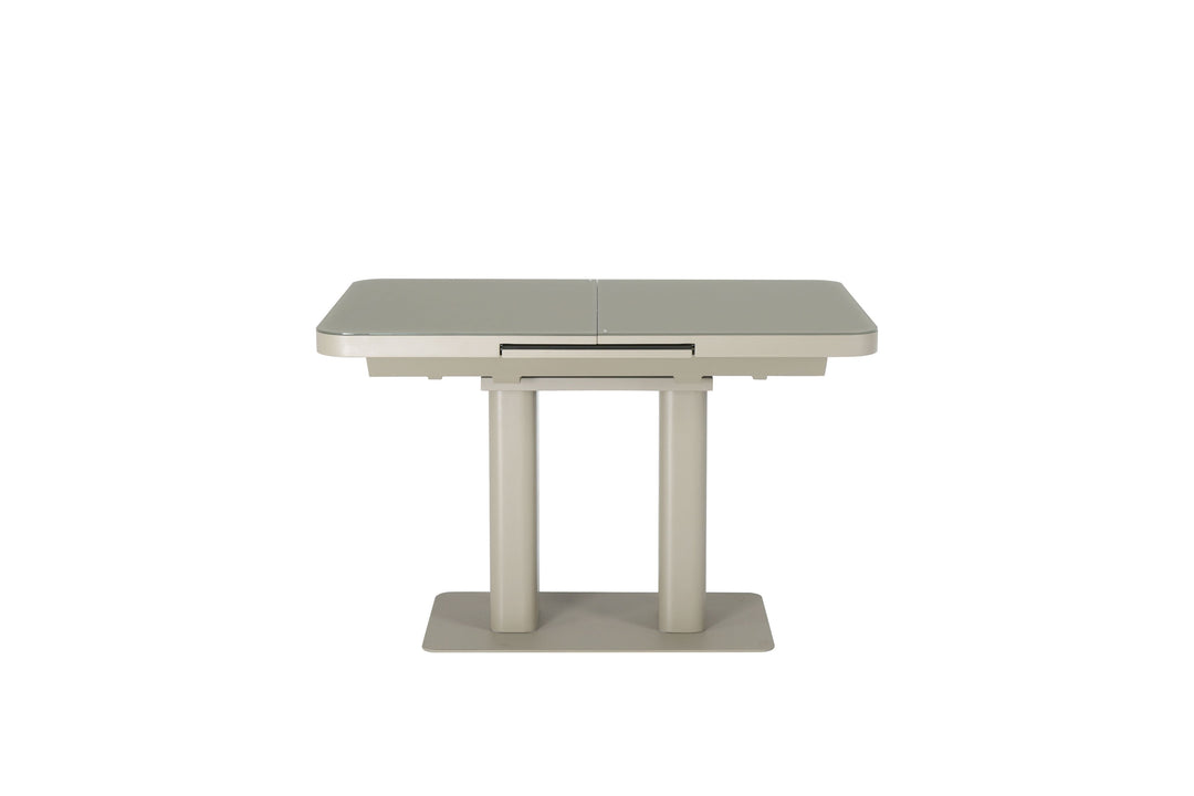 Freya 120-160cm Cashmere Ceramic Marble Extending Dining Table