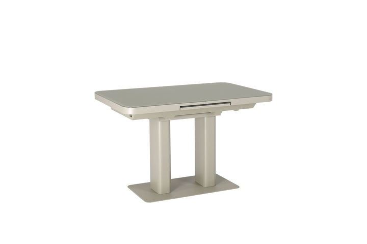 Freya 120-160cm Cashmere Ceramic Marble Extending Dining Table