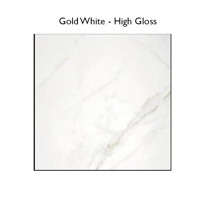 Nova 160-200cm White/Gold Ceramic Marble Extending Dining Table