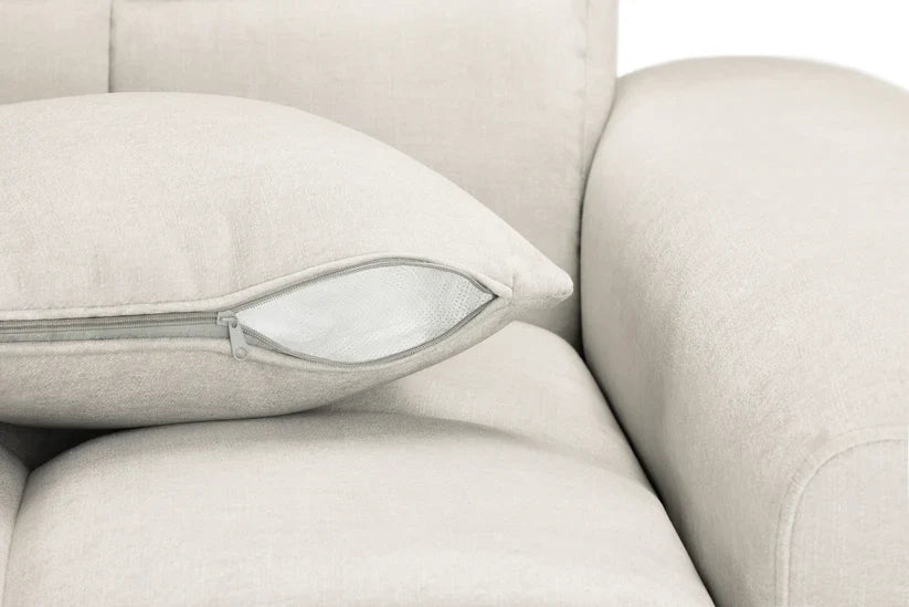 The Bubble Beige Boucle Fabric Right Hand Corner Cloud Sofa