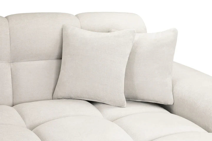 The Bubble Beige Boucle Fabric Left Hand Corner Cloud Sofa
