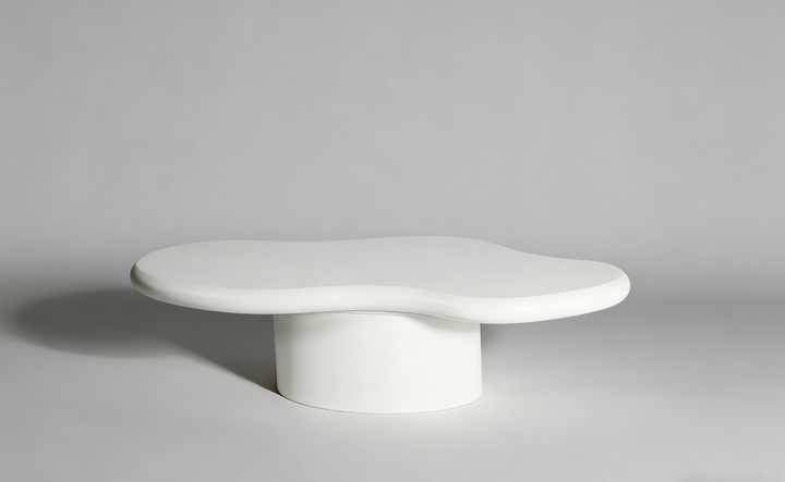 Marcello White Micro Cement Set of 2 Nest Of Tables