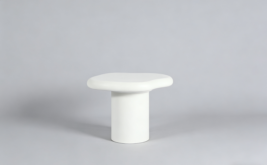Marcello White Micro Cement Set of 2 Nest Of Tables