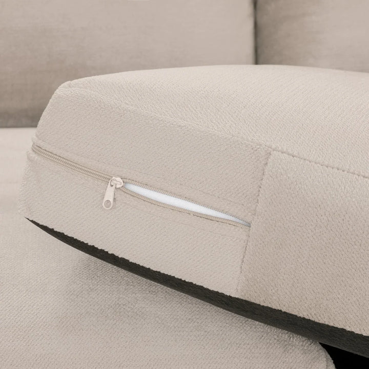 Mirabel Mocha Velvet Right Hand Facing Corner Sofa