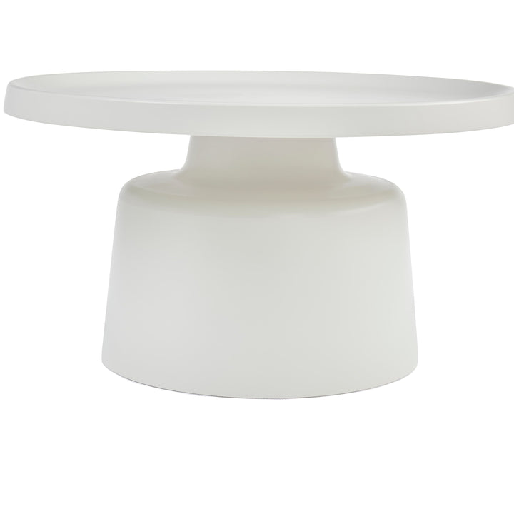 Picollo White High Gloss Set of 2 Nest Of Tables
