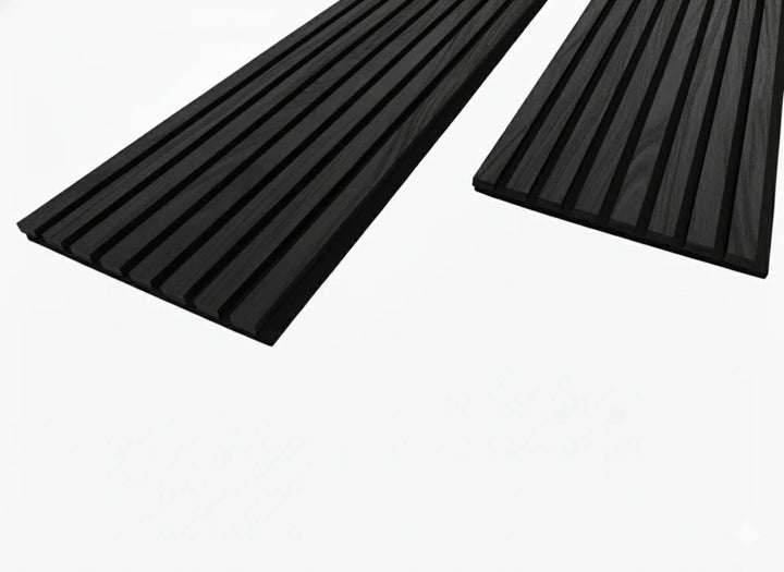 Premium 3 Sided Wood Veneer Wall Panels 240x32cm - Pack Of 2 - Range Of Colours