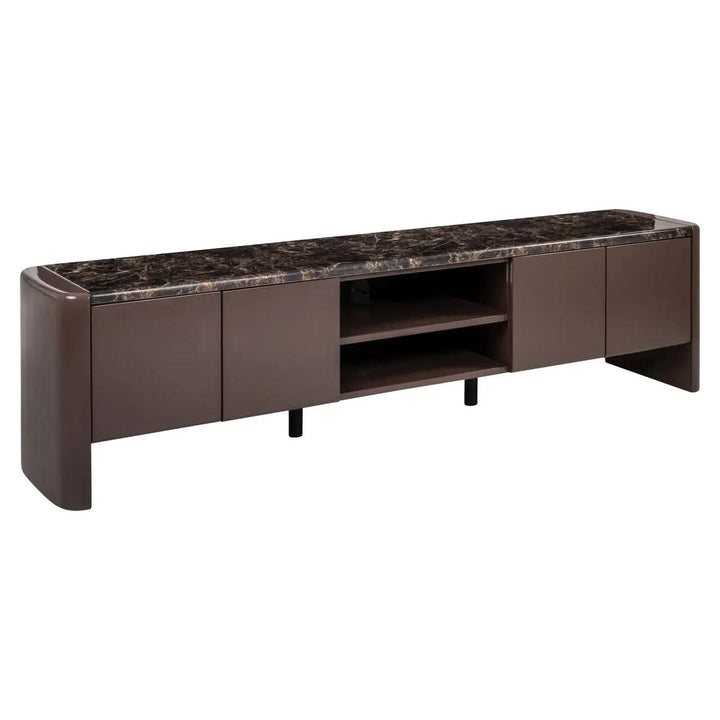 Richmond Interiors Almundi Chocolate Brown TV Cabinet